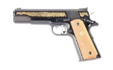 (M) COLT GOLD CUP NATIONAL MATCH MARK IV .45 ACP SEMI AUTOMATIC PISTOL 1980 OLYMPIC GOLD CUP SPECIAL