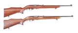 (C) LOT OF 2: RUGER 10/22 DELUXE SPORTER SEMI-AUTOMATIC RIFLES
