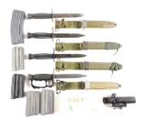 LOT OF ACCESSORIES FOR COLT SP1 AND M16 RIFLES.
