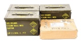 LOT OF 1000 ROUNDS EGYPTIAN 9MM AND 2460 ROUNDS OF 5.56MM (.223) MALAYSIAN AMMUNITION.