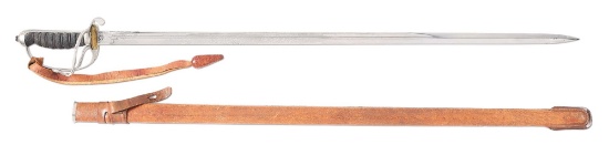 BRITISH WWI PATTERN 1821 ROYAL ARTILLERY SWORD OF AUBREY FRANCIS TOWNSEND, TRENCH MORTAR OFFICER.