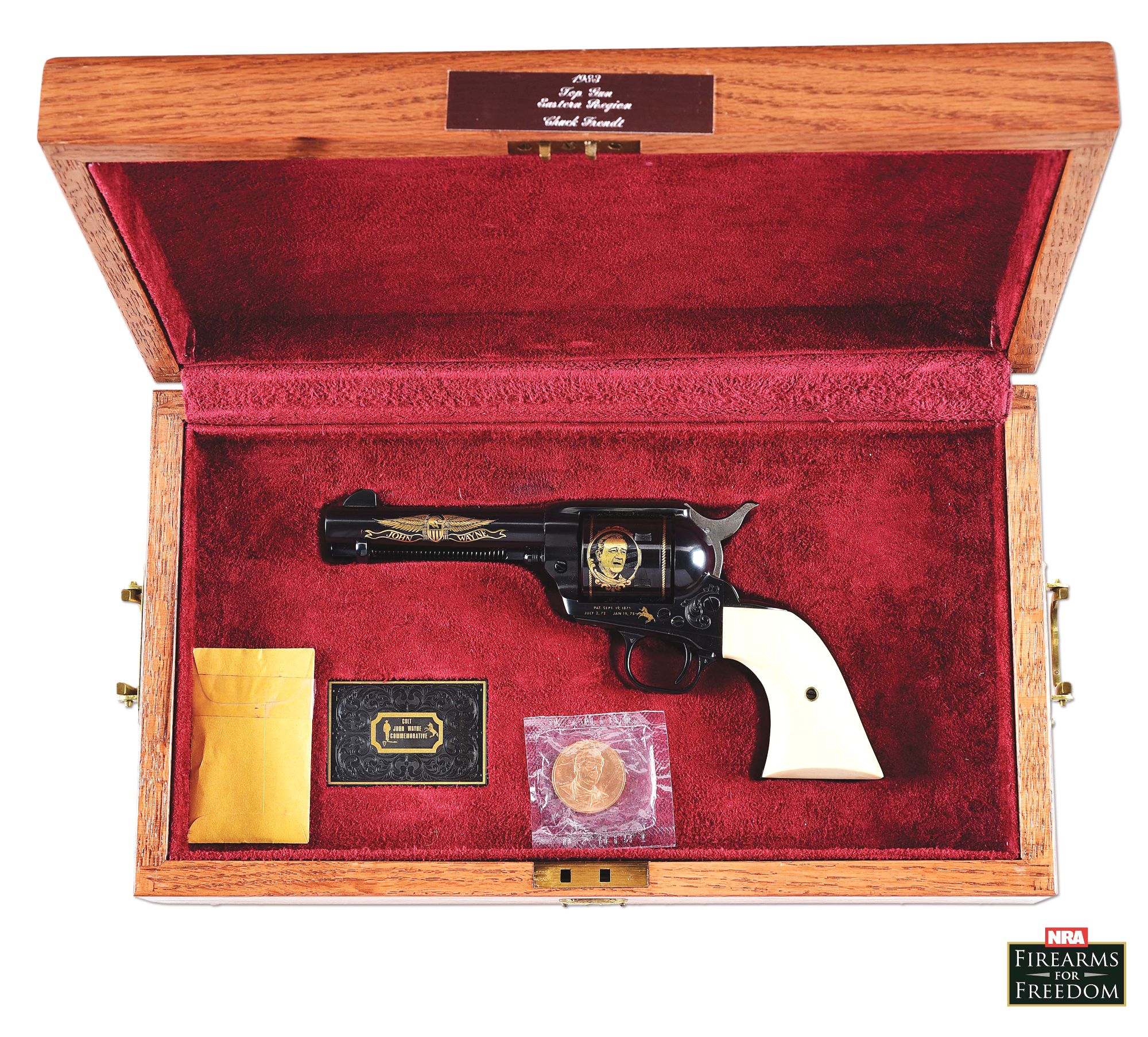 M) JOHN WAYNE COMMEMORATIVE COLT SINGLE ACTION | Proxibid