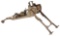 VERY SOUGHT AFTER ORIGINAL DU-KOPP MANUFACTURED WWI GERMAN MAXIM MG-08 SLED MOUNT WITH ORIGINAL PADS