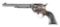 (A) COLT ETCHED PANEL FRONTIER SIX SHOOTER SINGLE ACTION REVOLVER.
