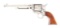 (A) NICKEL-PLATED COLT SINGLE ACTION ARMY, MARKED 