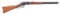 (A) WINCHESTER MODEL 1873 SADDLE RING CARBINE IN .44-40 WCF.