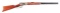 (A) WINCHESTER MODEL 1886 LEVER ACTION RIFLE.