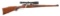 (C) CARVED MANNLICHER SCHOENAUER MCA BOLT ACTION RIFLE.