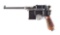 (A) HIGHLY DESIRABLE CONE HAMMER MAUSER C96 SEMI-AUTOMATIC PISTOL.