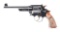 (C) SMITH & WESSON .44 HAND EJECTOR 1ST MODEL TARGET TRIPLE LOCK REVOLVER.