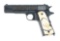 (C) COMMERCIAL COLT 1911 SEMI-AUTOMATIC PISTOL ENGRAVED AND GOLD WIRE INLAID BY MASTER RICHARD ROY (