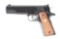 (C) COLT NATIONAL MATCH MID RANGE SEMI-AUTOMATIC PISTOL.
