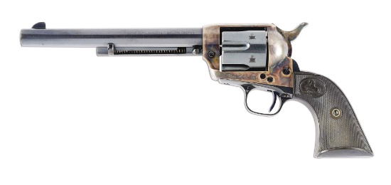 (C) HIGH CONDITION PRE-WAR COLT SINGLE ACTION ARMY REVOLVER IN ORIGINAL BOX.