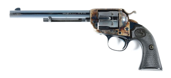(C) COLT BISLEY SINGLE ACTION REVOLVER.
