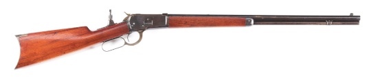 (A) 1ST YEAR PRODUCTION WINCHESTER MODEL 1892 LEVER ACTION RIFLE.