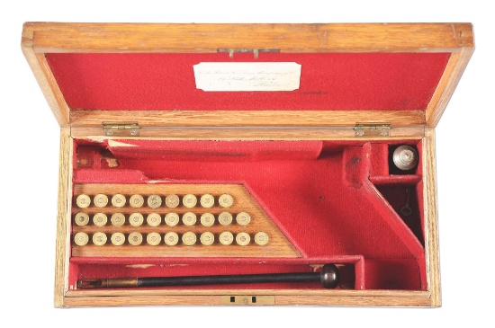 ENGLISH OAK COLT SINGLE ACTION ARMY CASE.