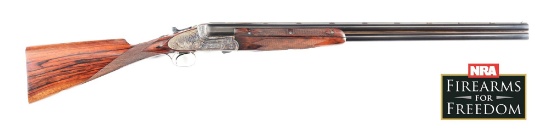 (C) MERKEL 303E OVER/UNDER 12 GAUGE SHOTGUN WITH LOM CASE.