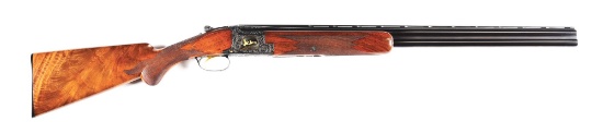 (C) MIDAS GRADE BROWNING SUPERPOSED SHOTGUN ENGRAVED BY LEROY WITH BOX.