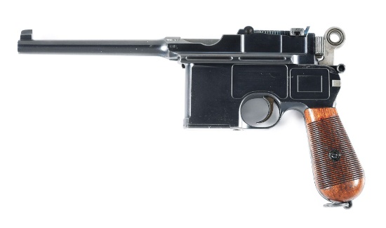 (C) LARGE RING MAUSER C96 SEMI-AUTOMATIC PISTOL.