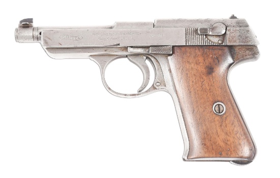(C) EXTREMELY SCARCE, POSSIBLY ONE OF A KIND, WALTHER MODEL MP CONCEALED HAMMER PROTOTYPE SEMI-AUTOM