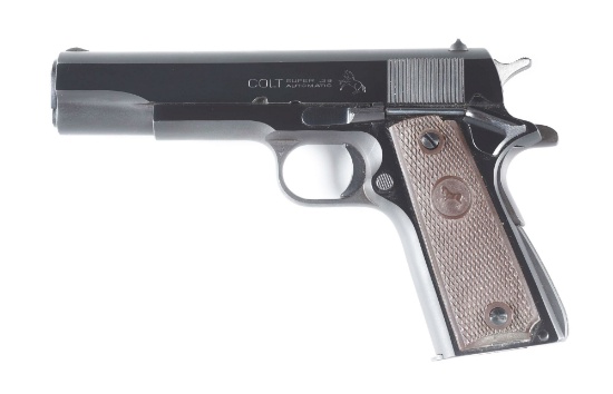 (C) COLT SUPER 38 SEMI-AUTOMATIC PISTOL WITH BOX