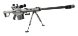 (M) BARRETT M82 .50 BMG SEMI-AUTOMATIC SNIPER RIFLE WITH CASE.