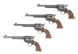 (C) SET OF 4 NEAR MINT COLT SINGLE ACTION ARMY 