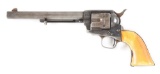 (A) RARE COLT SINGLE ACTION ARMY REVOLVER IN .44 RIMFIRE.