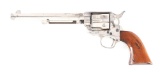 (A) NICKEL-PLATED COLT SINGLE ACTION ARMY, MARKED 
