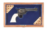 (C) EXTREMELY ATTRACTIVE ENGRAVED THIRD GENERATION COLT SINGLE ACTION ARMY REVOLVER WITH DISPLAY CAS