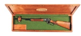 (M) CASED MARLIN 1889-1989 SHOW GUN CENTENNIAL MODEL LEVER ACTION RIFLE.