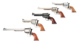 (M) LOT OF 5: MAG-NA-PORT AFRICAN BIG GAME RUGER SUPER BLACKHAWK SINGLE ACTION REVOLVER COMPLETE SET