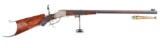(A) HARTFORD POPE RIFLED WINCHESTER MODEL 1885 HIGH WALL SINGLE SHOT RIFLE.
