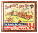 TIM MCCOY WILD WEST POSTER