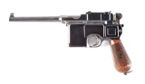 (A) HIGHLY DESIRABLE CONE HAMMER MAUSER C96 SEMI-AUTOMATIC PISTOL.