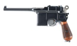 (C) LARGE RING MAUSER C96 SEMI-AUTOMATIC PISTOL.