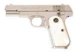 (C) ATTRACTIVE COLT 1908 POCKET HAMMERLESS .380 ACP SEMI-AUTOMATIC PISTOL (1928).