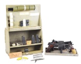 (C) DELAWARE STATE POLICE TARGET SET WITH 4 HANDGUNS AND BULLSEYE CASE BELONGING TO WILLIAM K. DUPON