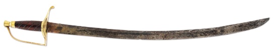 AMERICAN SHORT SABER ATTRIBUTED TO JEREMIAH SNOW.