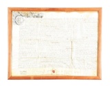 1692 DATED INDENTURE WITH SEAL.