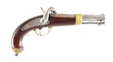 (A) SCARCE FRENCH 1849 MARINE AND NAVAL PISTOL.