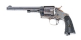 (A) SCARCE BLUED HOPKINS AND ALLEN XL NO. 8 ARMY MODEL SINGLE ACTION REVOLVER.