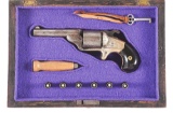 (A) MOORE'S PATENT FIREARMS CO. SINGLE ACTION REVOLVER IN WOODEN CASE.