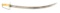 REVOLUTIONARY WAR PERIOD AMERICAN IRON HILTED CAVALRY SABER.