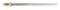 THOMAS SPARROW HALLMARKED SILVER HILTED REVOLUTIONARY WAR SMALL SWORD WITH BALEEN GRIP.