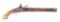 (A) I.I. BEHR FLINTLOCK COMMITTEE PISTOL.