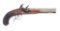 (A) KEENER MARKED FLINTLOCK DUELING PISTOL, EX. WILLIAM LOCKE COLLECTION.