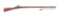 (A) MARYLAND BRANDED WATERS MODEL 1808 FLINTLOCK MUSKET DATED 1815 WITH BAYONET.