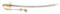 WAR OF 1812 ENLISTED MAN'S CAVALRY SABER ATTRIBUTED TO MOSES LUGENBEEL.