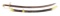 MARYLAND MARKED BRASS HILTED MOUNTED ARTILLERY SABER ATTRIBUTED TO JAMES PIPER, UNITED MARYLAND ARTI
